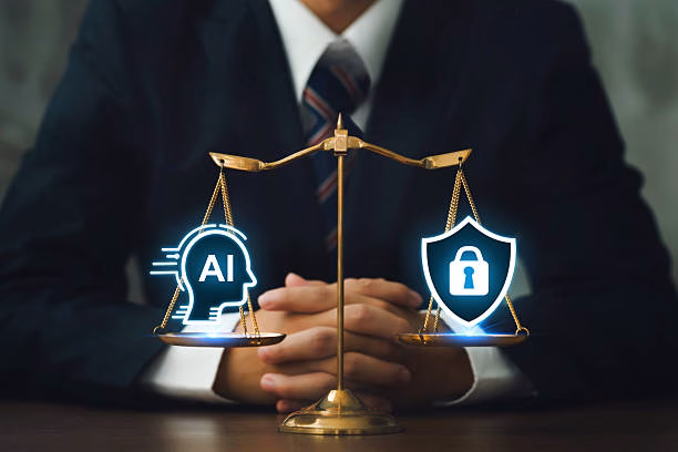 AI Ethics and Laws for Balancing Artificial Intelligence (AI) and Safety. Developing AI codes of ethics. Compliance, regulation, standard , business policy and responsibility for privacy data.